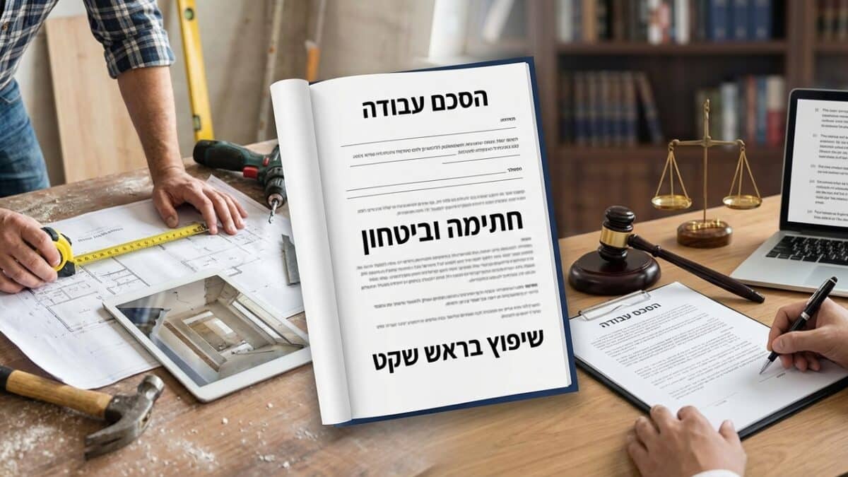 חוזה עבודה מול לקוח: דגשים משפטיים לשיפוצניק