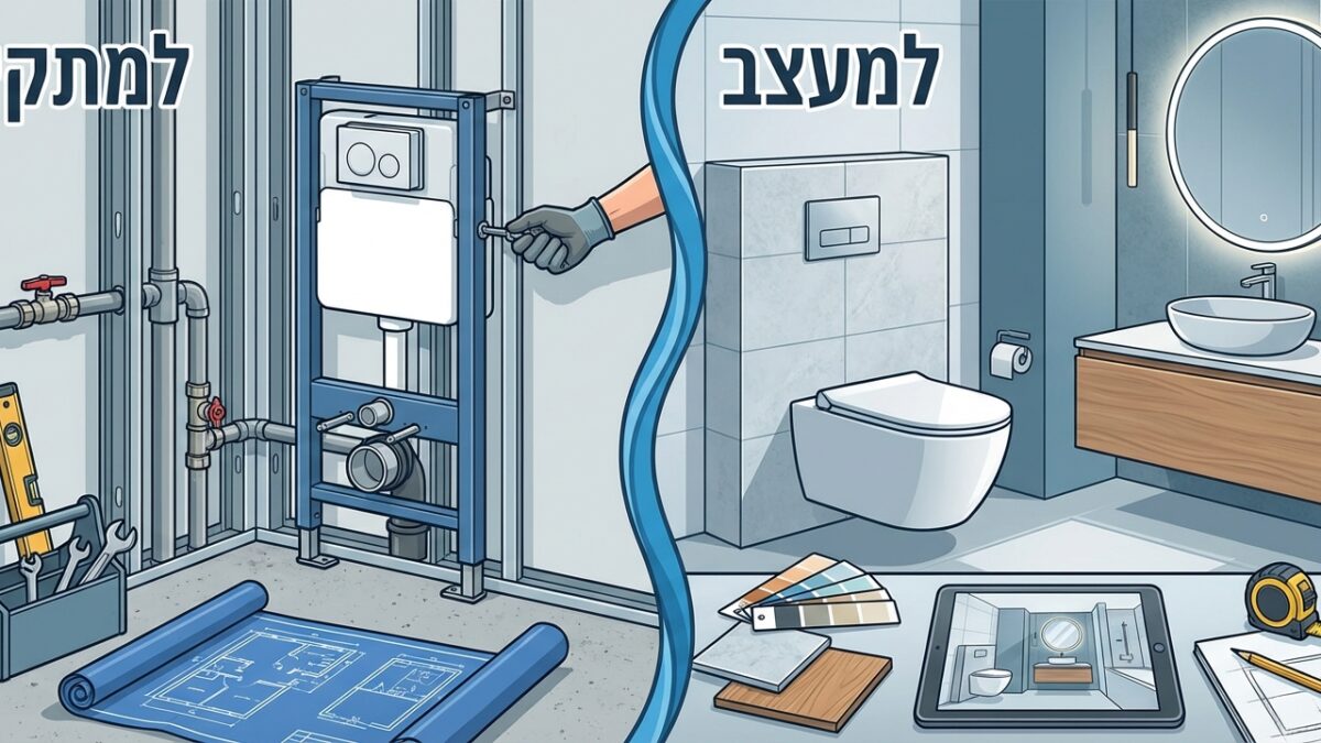 התקנת ניאגרה סמויה: דגשים למתקין ולמעצב