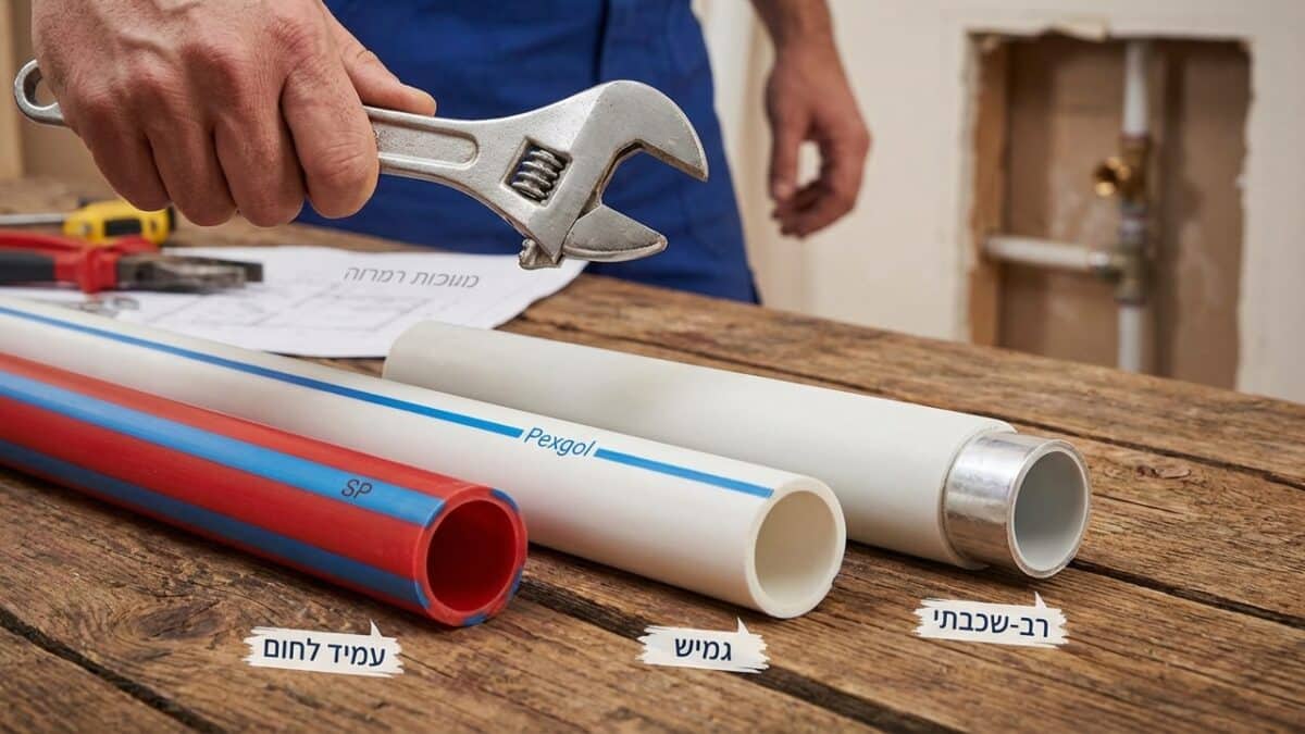 השוואת סוגי צנרת: SP, פקסגול או רב-שכבתית?