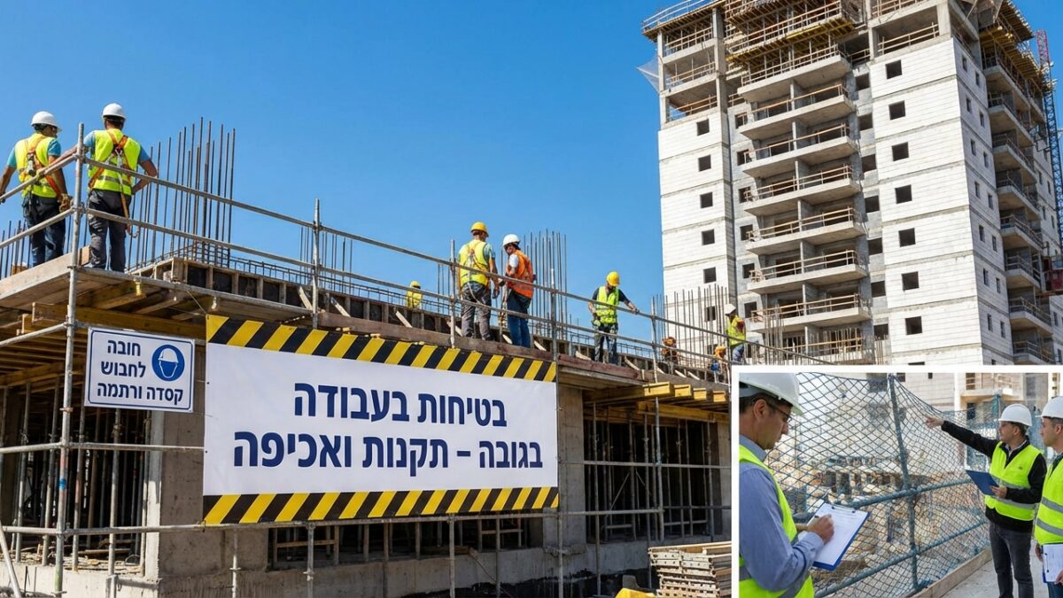 תקנות בטיחות בעבודה בגובה ובאתרי בנייה